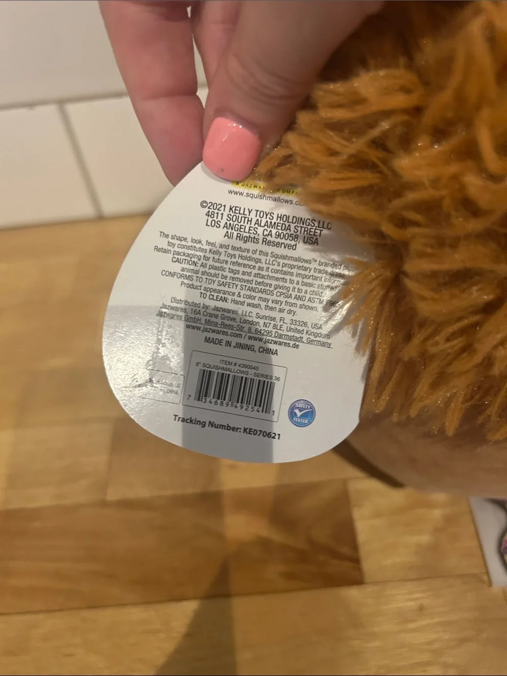 Squishmallows Benny Lion Plush - Brown & Cream
